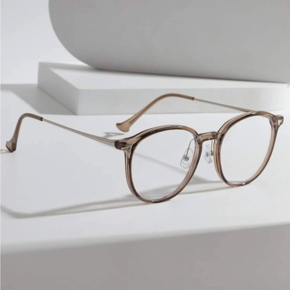 Round Frame Anti-blue Light Glasses - Picture 3 of 3